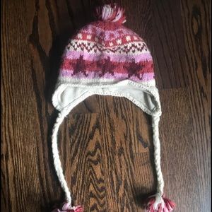 Patterned wool hat